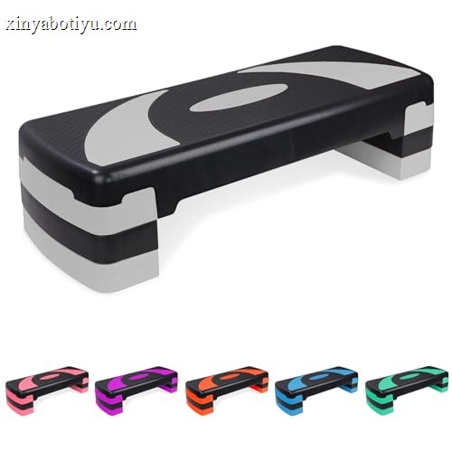 Adjustable Exercise Workout Aerobic Stepper Step Platform Trainer